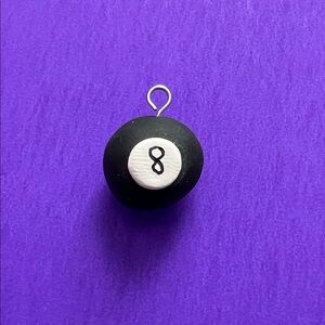 Black and White 8 Ball Pendant